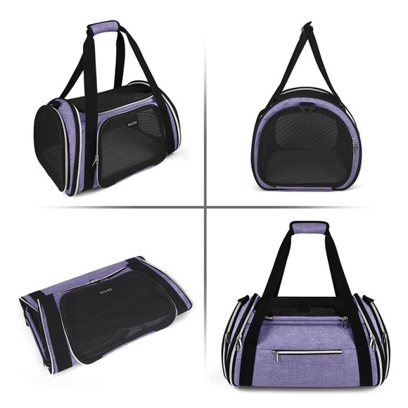 BAGLHER Pet Travel Carrier, Cat Carriers Dog Carrier for Small Medium Cat Or Dog - Picture 5 of 12
